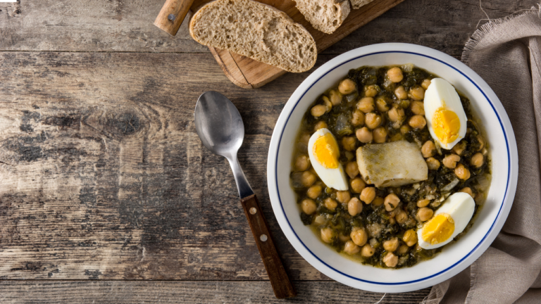 Chickpea, Spinach, and Egg
